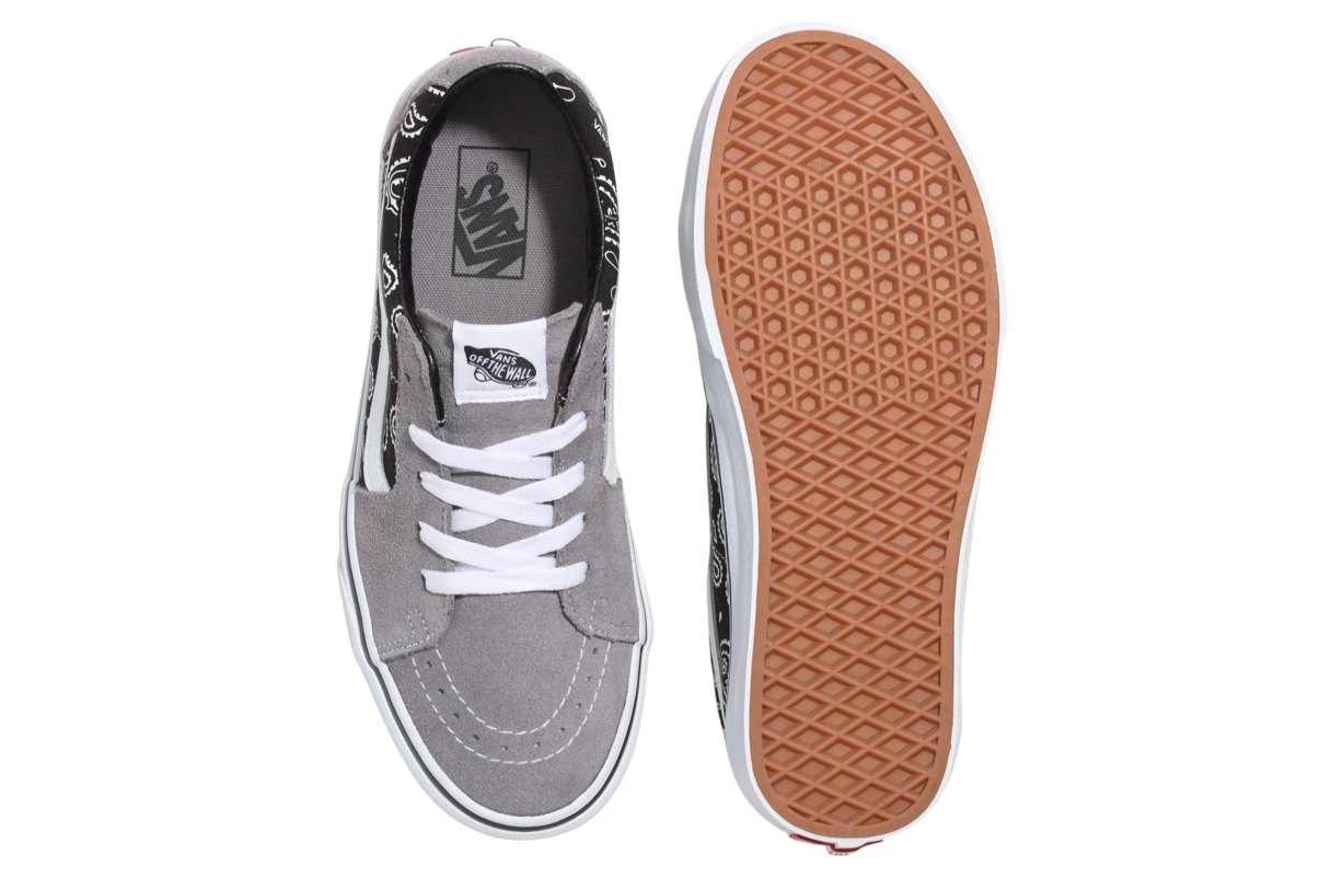 Vans Sk8-Low Paisley Gray / True White