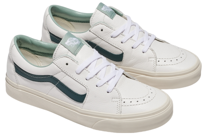 Vans Sk8-low Premium Leather Green Gables