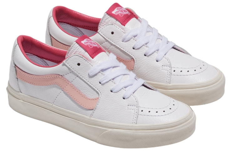 Vans Sk8-low Premium Leather Hot Pink