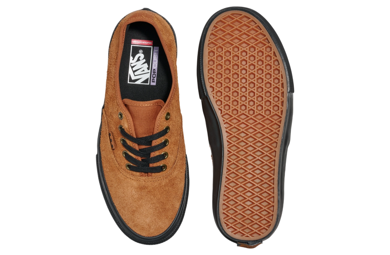 Vans Skate Authentic Black / Rust Brown