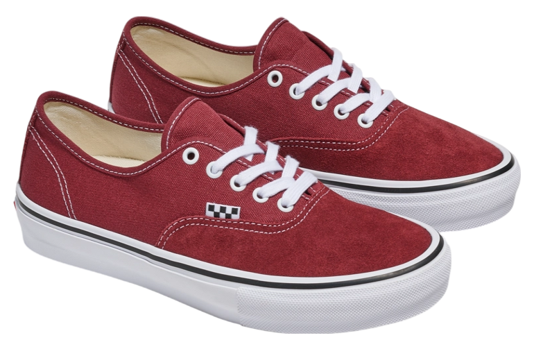 Vans Skate Authentic Burgundy / White