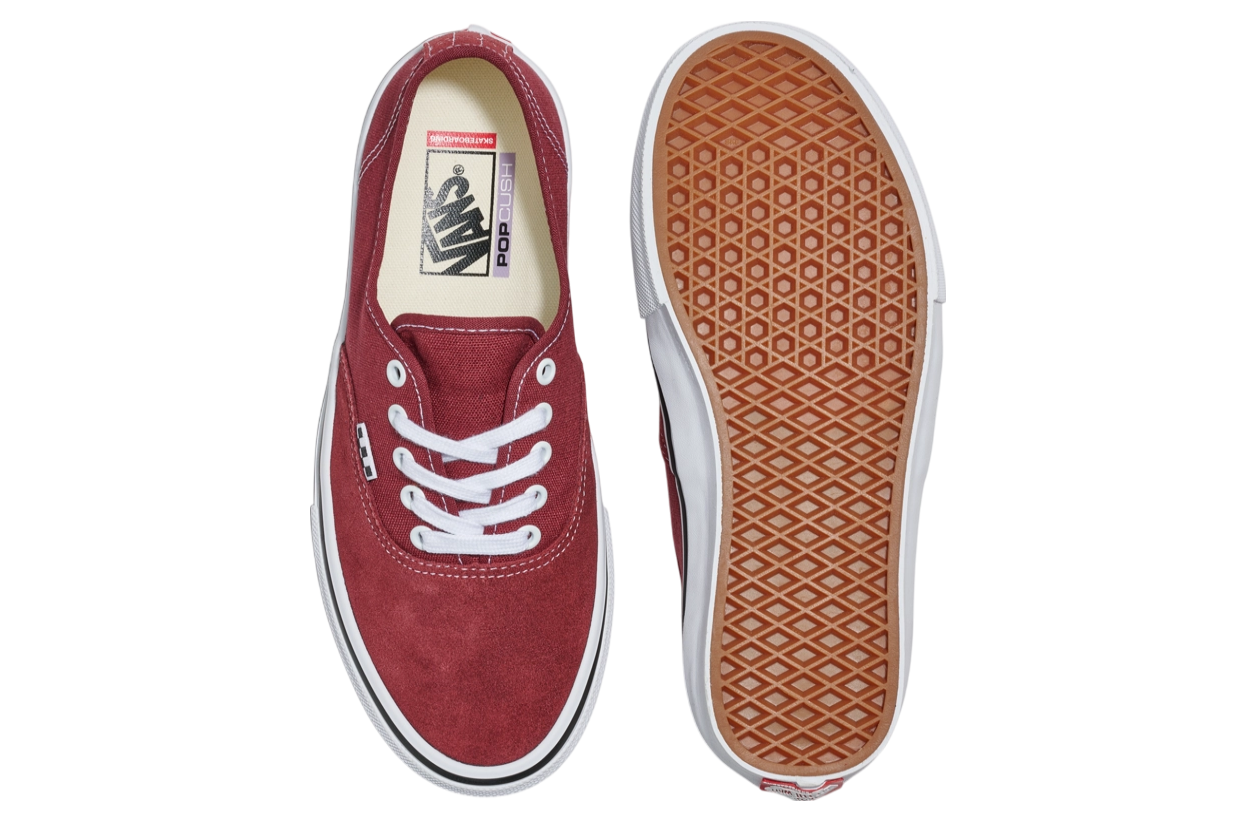 Vans Skate Authentic Burgundy / White