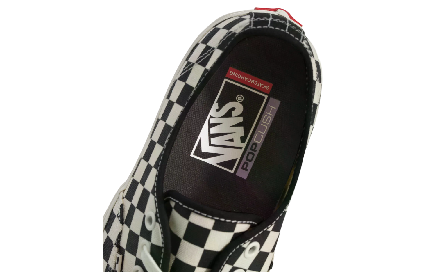 Vans Skate Authentic Checkerboard Black / Marshmallow White