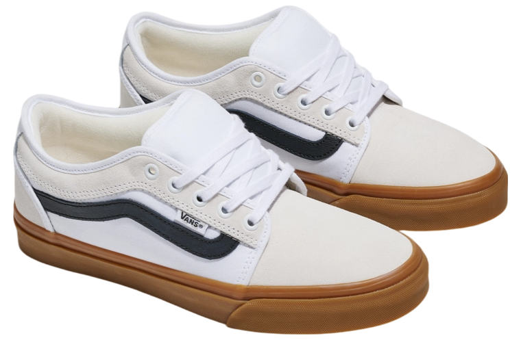 Vans Skate Chukka Low Sidestripe White / Gum