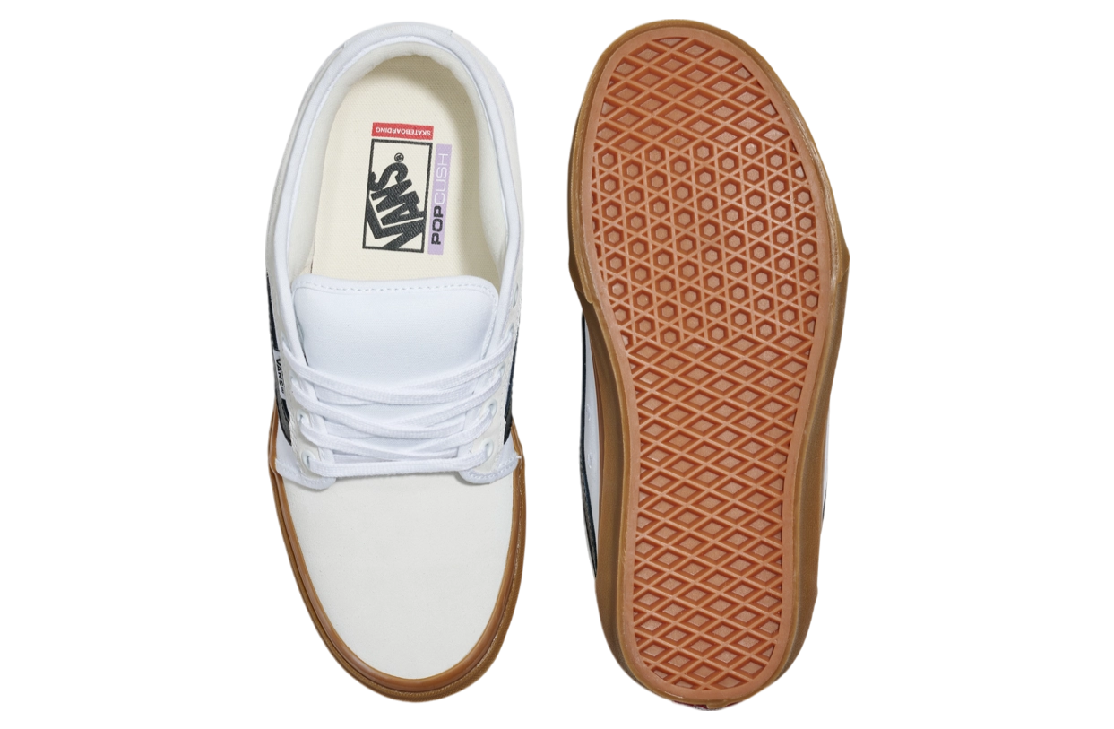 Vans Skate Chukka Low Sidestripe White / Gum