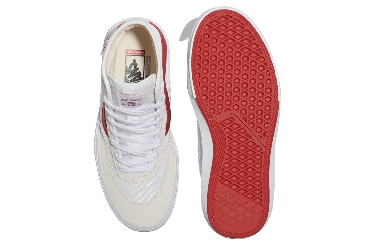 Vans Skate Crockett High White / Red