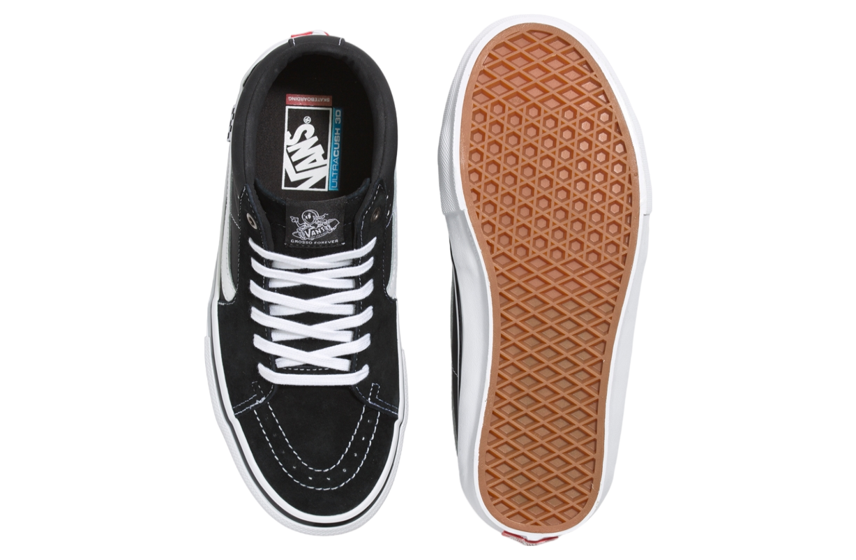 Vans Skate Grosso Mid Black / White