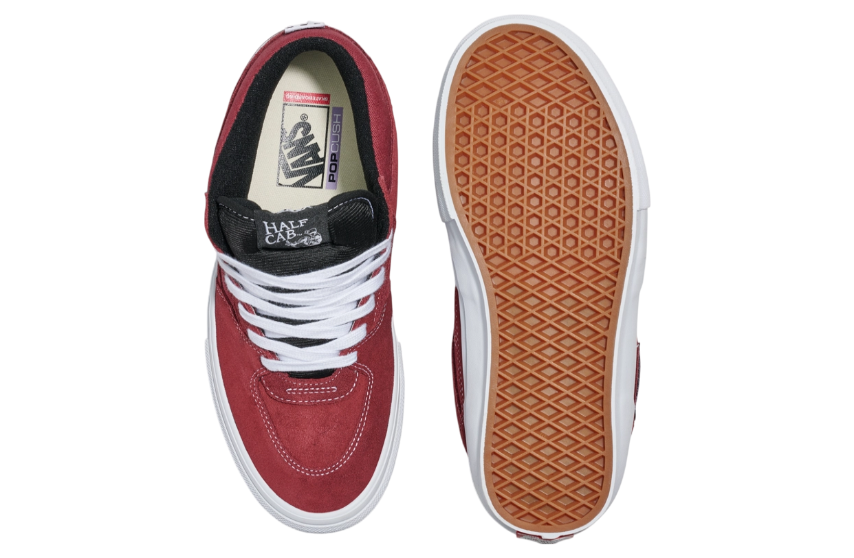 Vans Skate Half Cab Burgundy / White