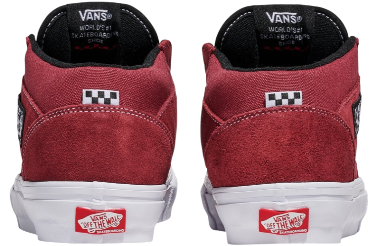 Vans Skate Half Cab Burgundy / White