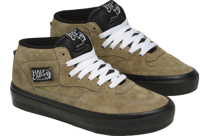 Vans Skate Half Cab Pig Suede Olive / Black