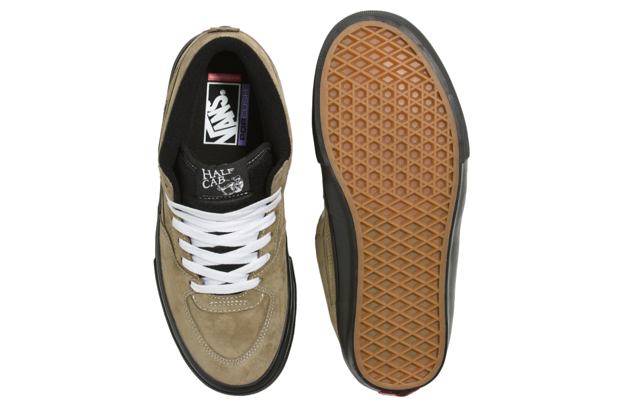 Vans Skate Half Cab Pig Suede Olive / Black