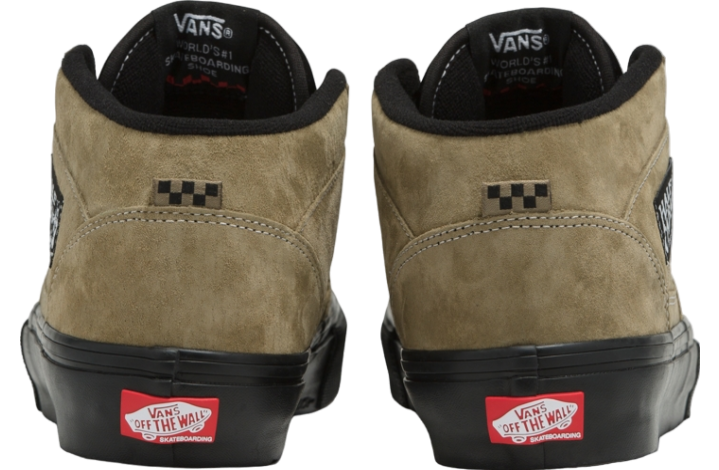 Vans Skate Half Cab Pig Suede Olive / Black