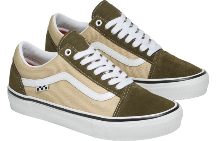 Vans Skate Old Skool Dark Olive / White