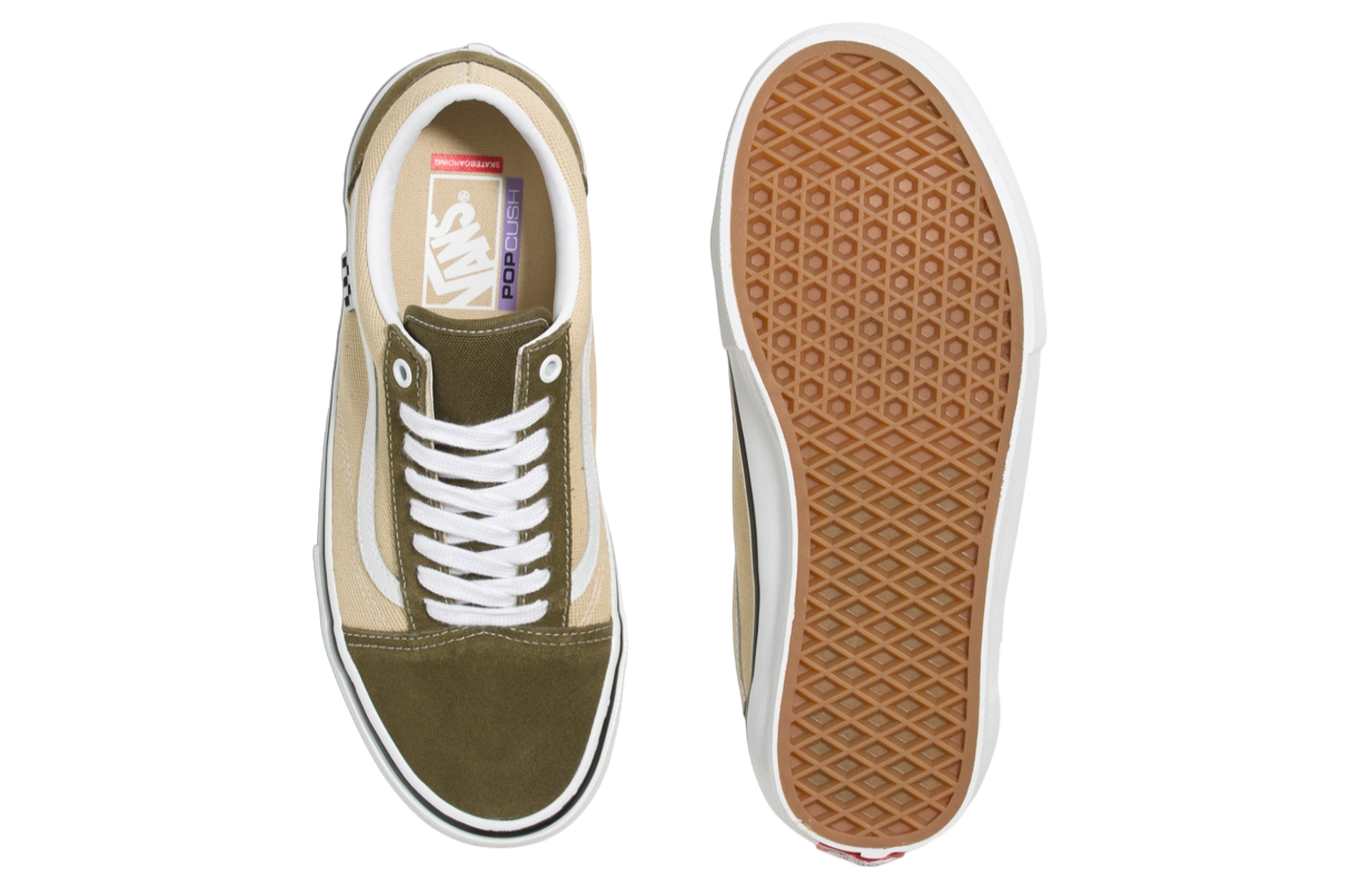 Vans Skate Old Skool Dark Olive / White