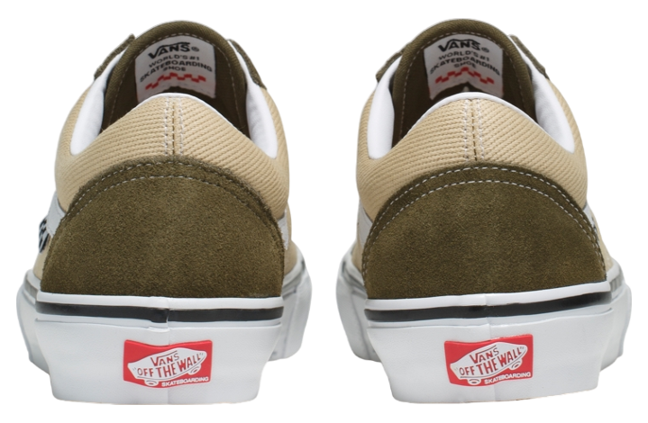 Vans Skate Old Skool Dark Olive / White