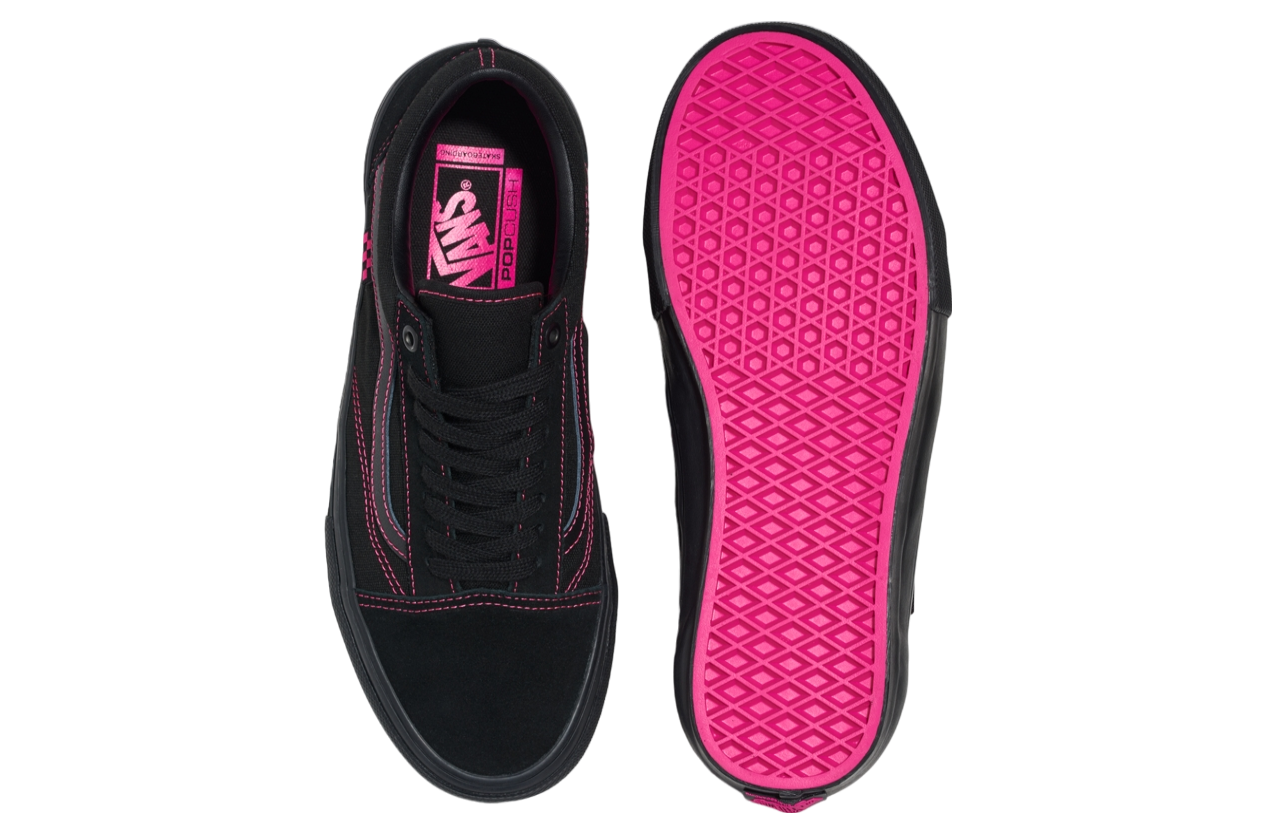 Vans Skate Old Skool Neon Black / Pink