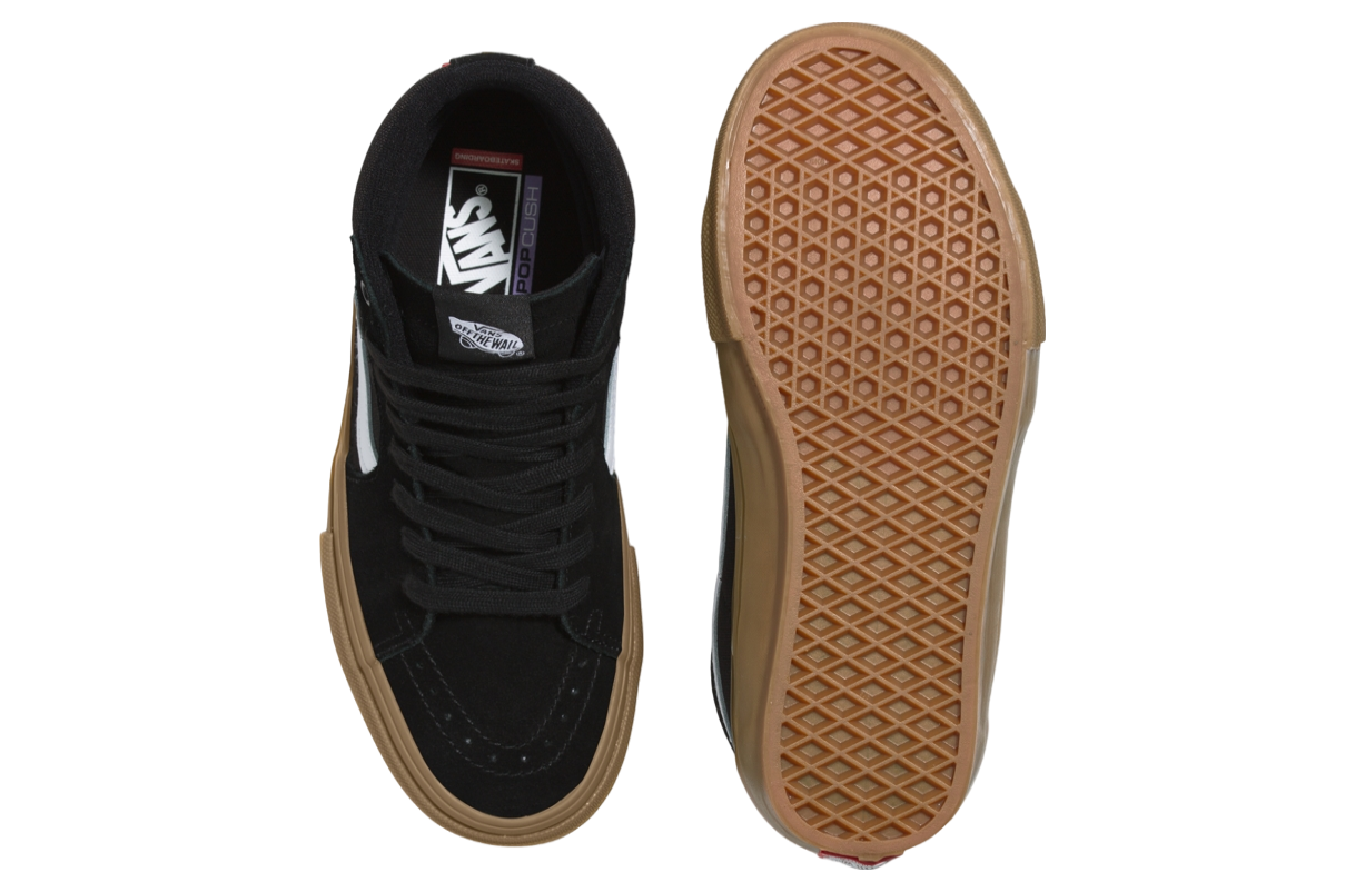 Vans Skate Sk8-hi Black / Gum Brown