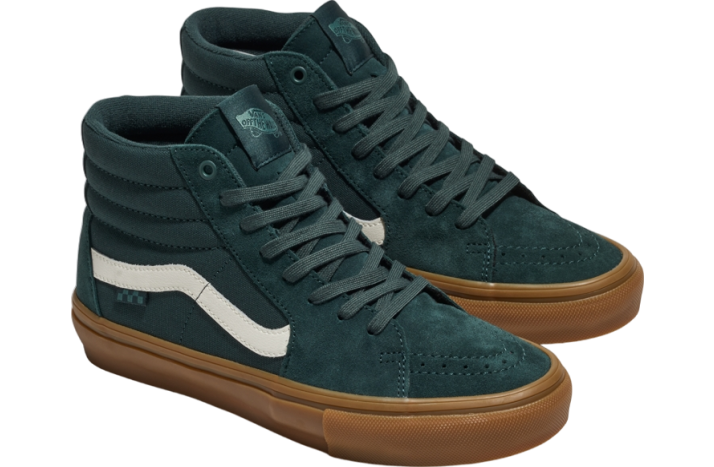 Vans Skate Sk8-hi Dark Green / Gum