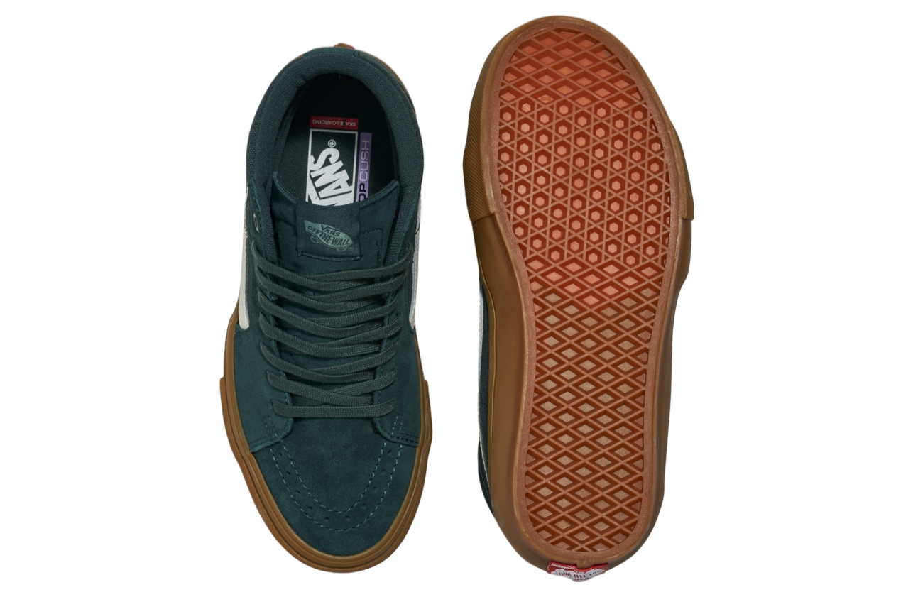 Vans Skate Sk8-hi Dark Green / Gum