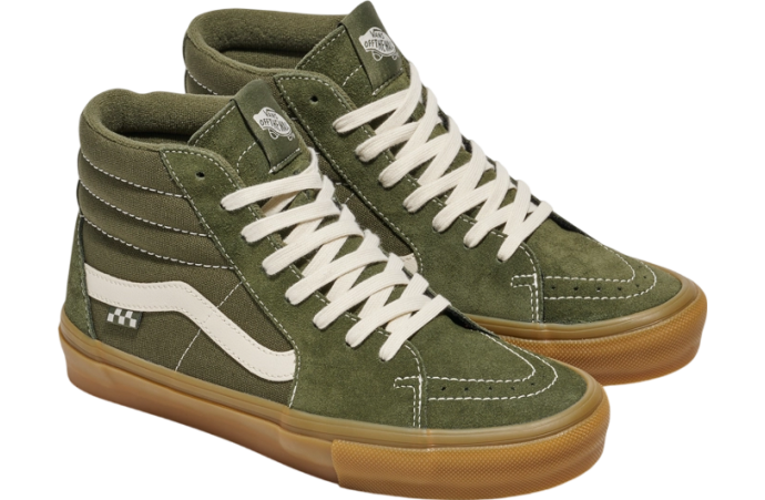 Vans Skate Sk8-Hi Grape Leaf Green / Gum