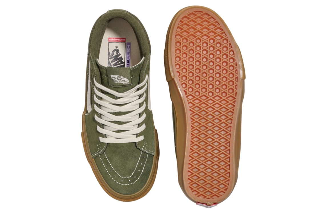 Vans Skate Sk8-Hi Grape Leaf Green / Gum