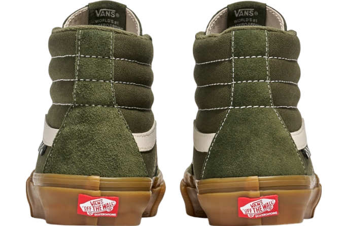 Vans Skate Sk8-Hi Grape Leaf Green / Gum