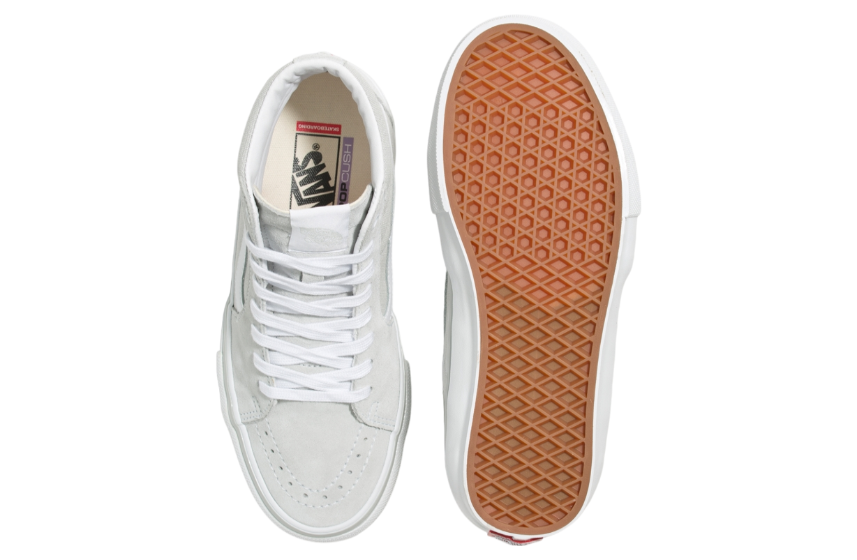 Vans Skate Sk8-hi Light Grey / White