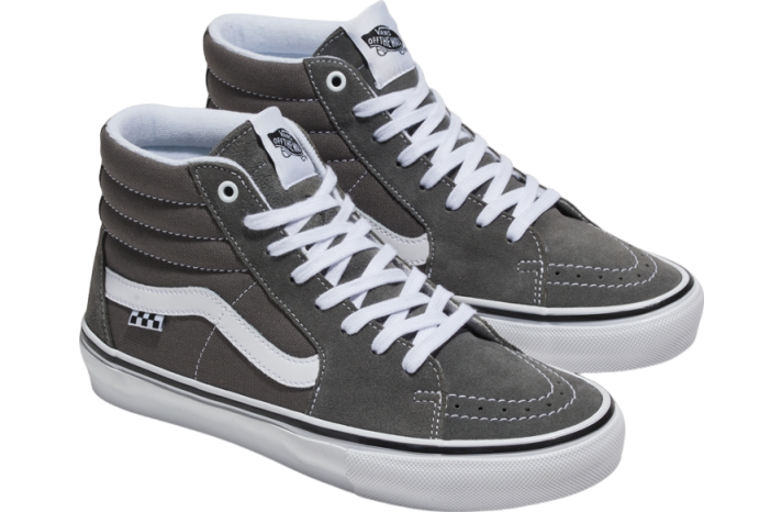 Vans Skate Sk8-hi Pewter Grey / White