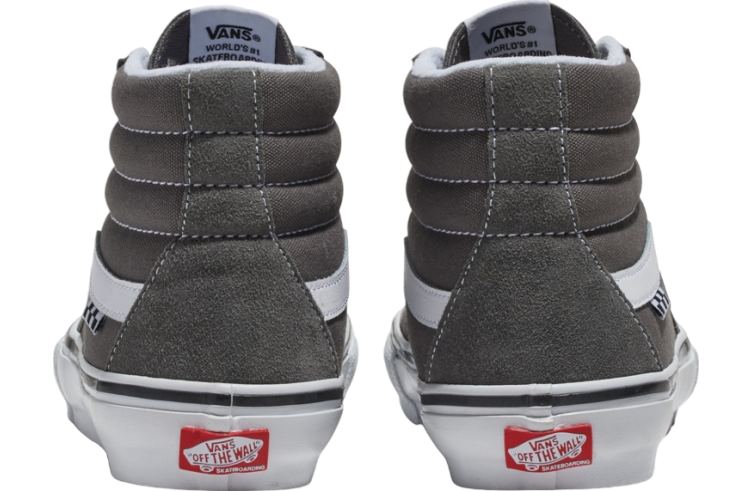 Vans Skate Sk8-hi Pewter Grey / White