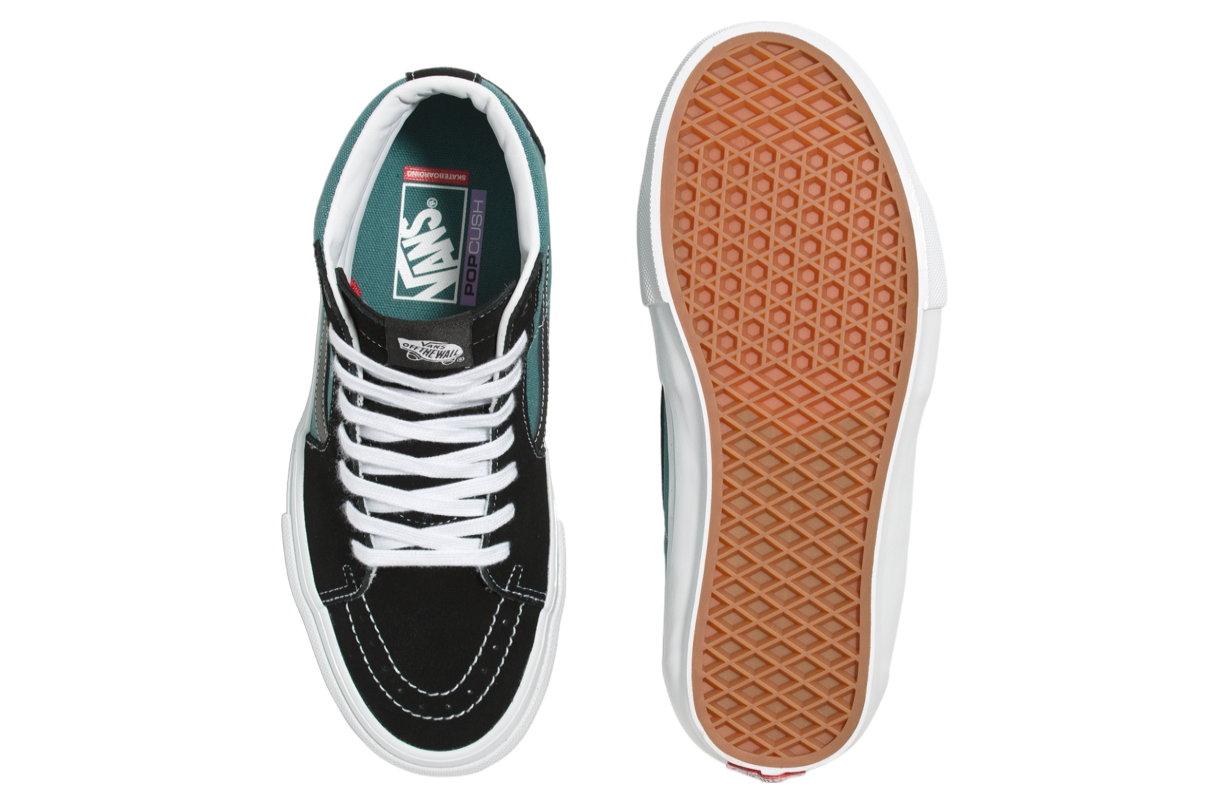 Vans Skate Sk8-hi Safari Black / Teal