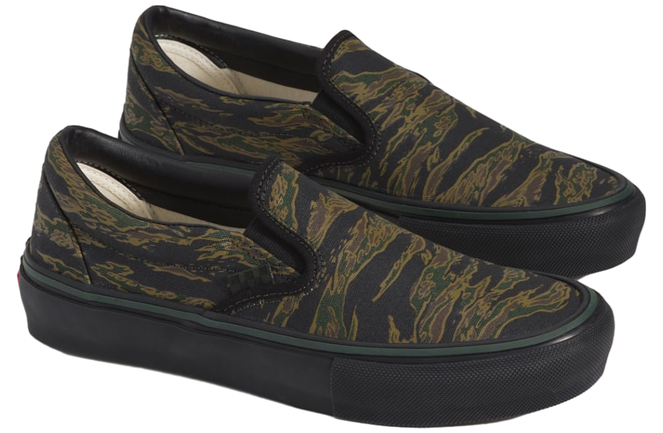 Vans Skate Slip-On Camo Green / Black