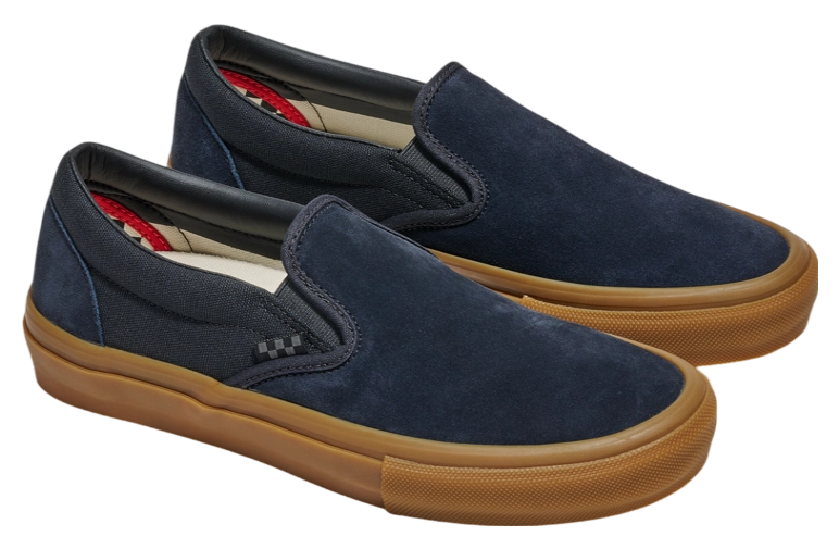 Vans Skate Slip-On Charcoal Grey / Gum Brown