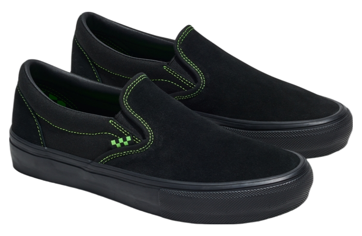 Vans Skate Slip-on Neon Black / Green