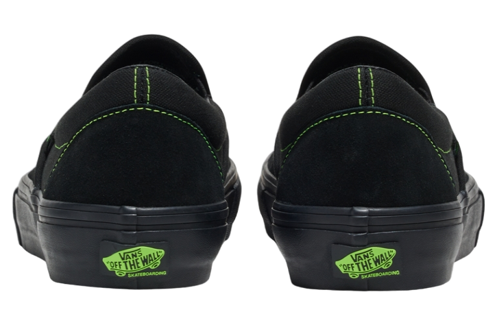 Vans Skate Slip-on Neon Black / Green