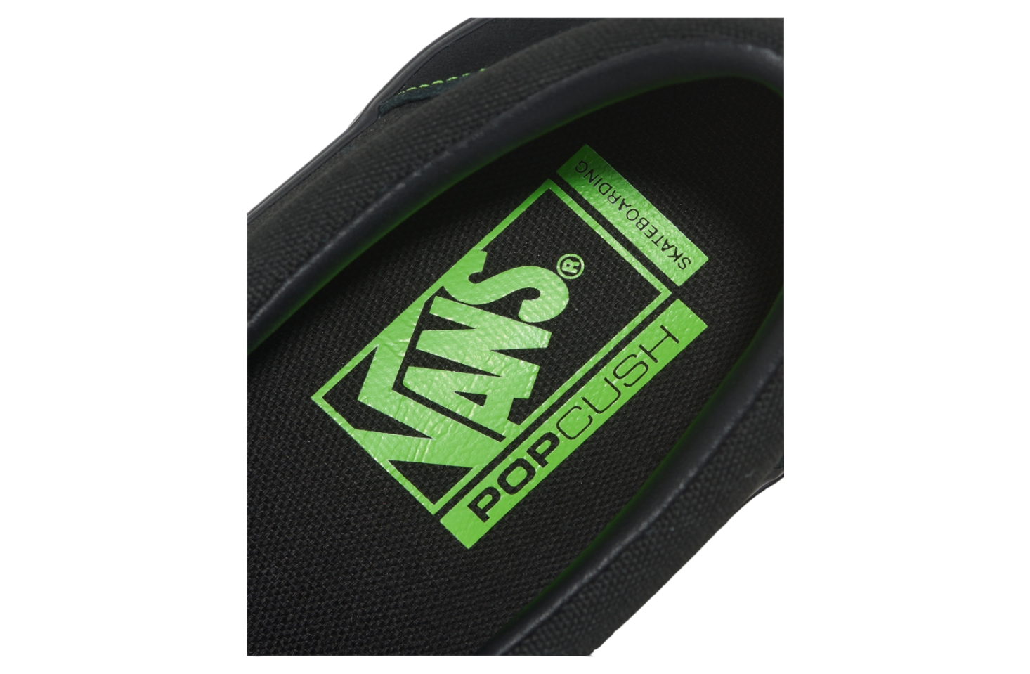 Vans Skate Slip-on Neon Black / Green