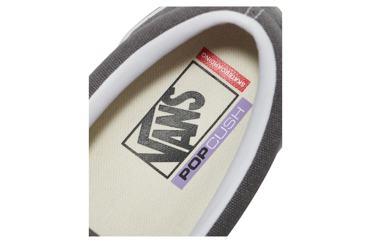 Vans Skate Slip-on Pewter Grey / White