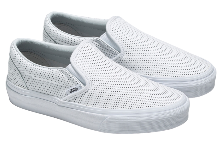 Vans Slip-on Perf Leather White