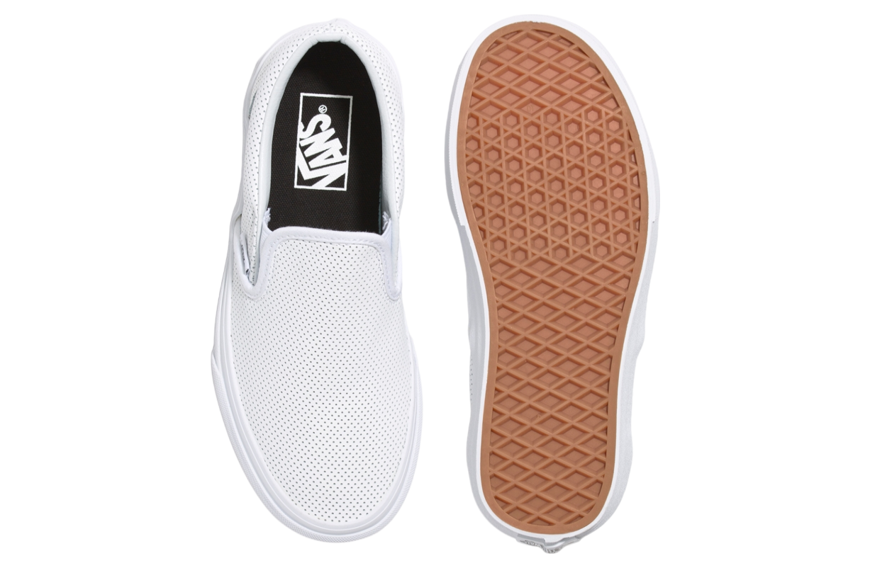 Vans Slip-on Perf Leather White