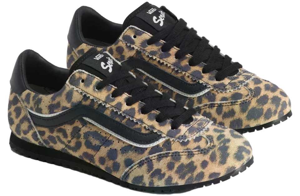 Vans Super Lowpro Leopard Orange / Black