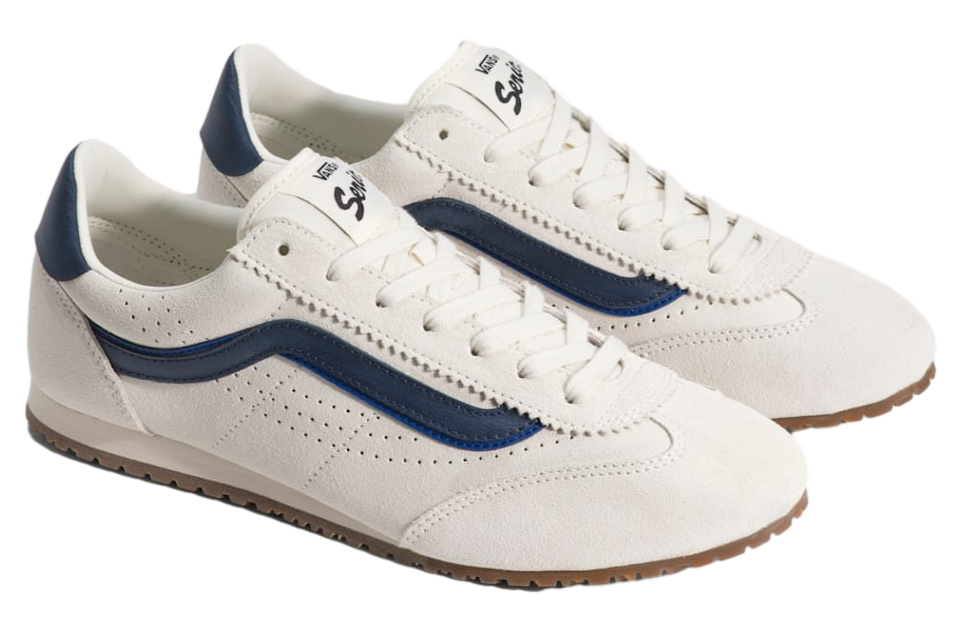 Vans Super Lowpro Marshmallow White / Blue