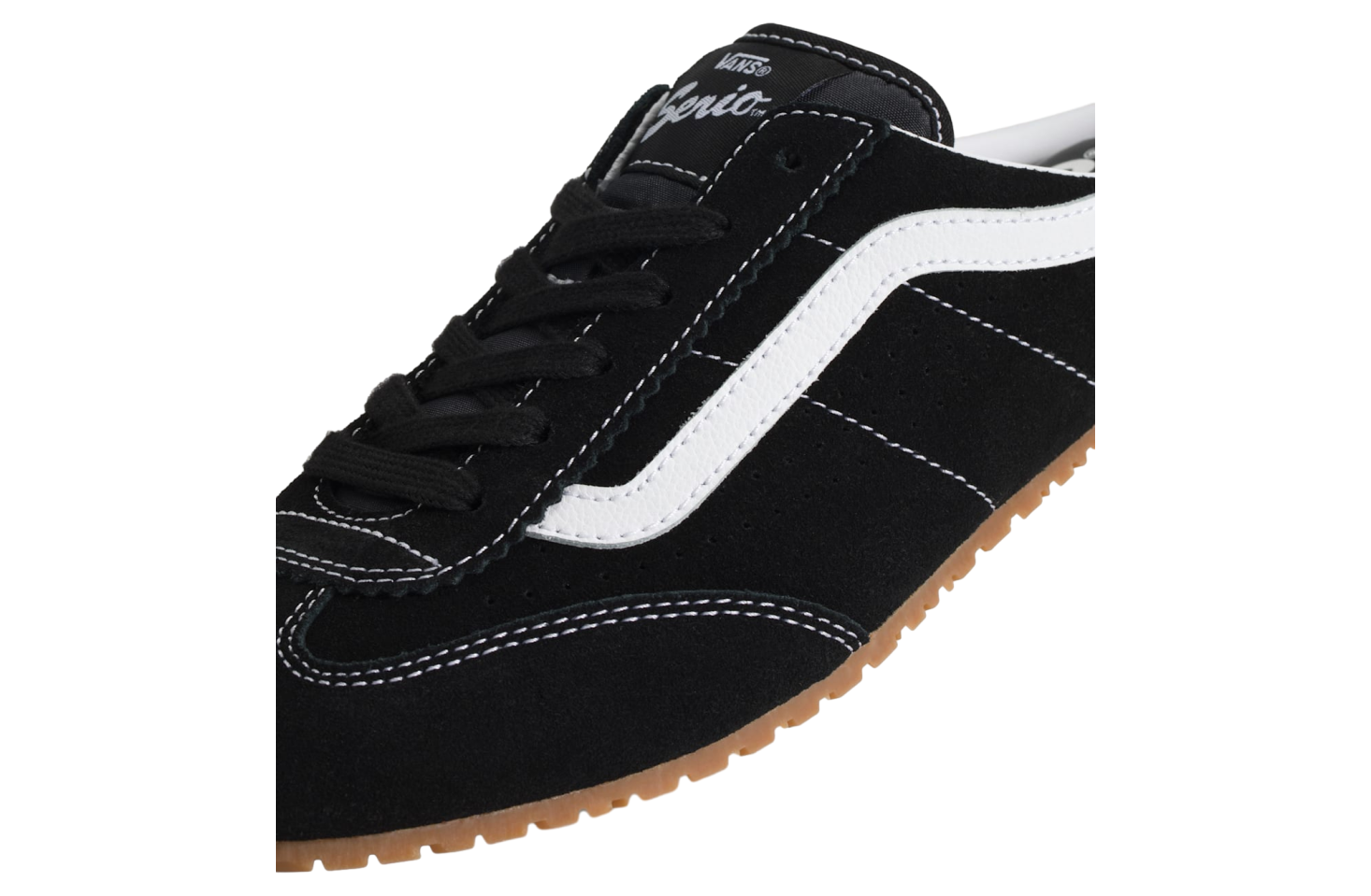 Vans Super Lowpro Mule Black / White