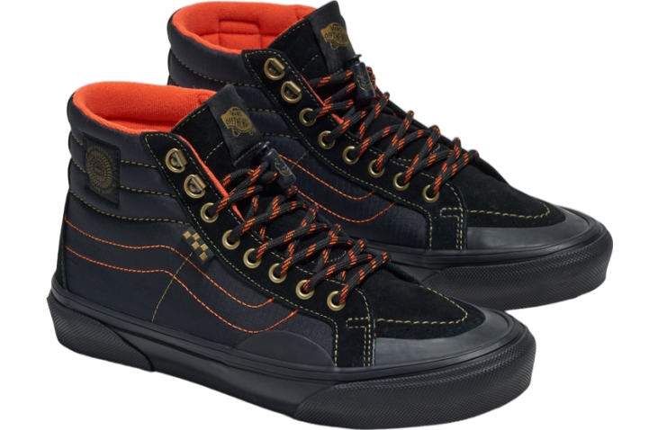 Vans X Spitfire Wheels Skate Sk8-hi Reissue Black / Flame