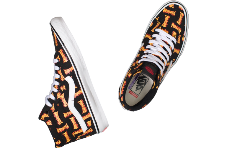 Vans X Thrasher Skate Sk8-Hi Black / Multi