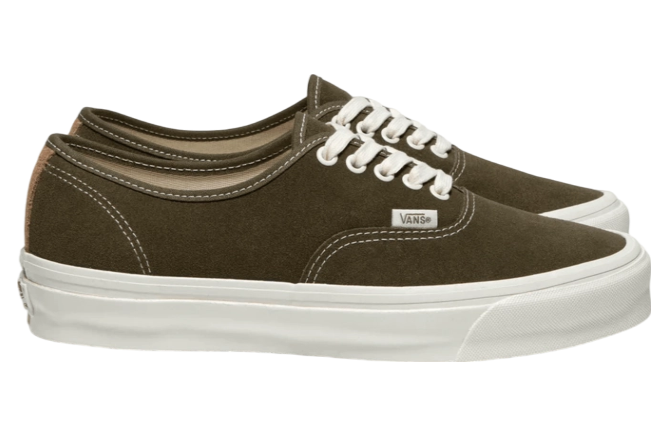 Vault by Vans Authentic LX Suede Olive Green