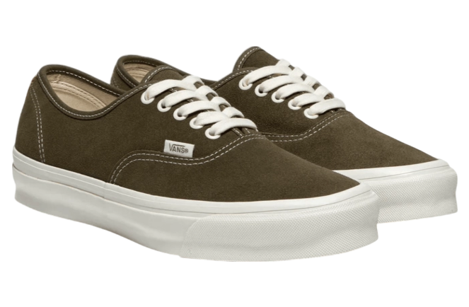 Vault by Vans Authentic LX Suede Olive Green