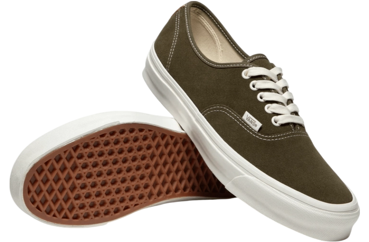 Vault by Vans Authentic LX Suede Olive Green