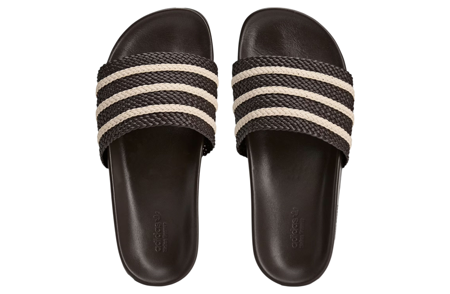 adidas Wales Bonner Adilette Slide Dar Brown アディレッタ adidas WALES BONNER ADILETTE SLIDES DARK BROWN/WONDER WHITE