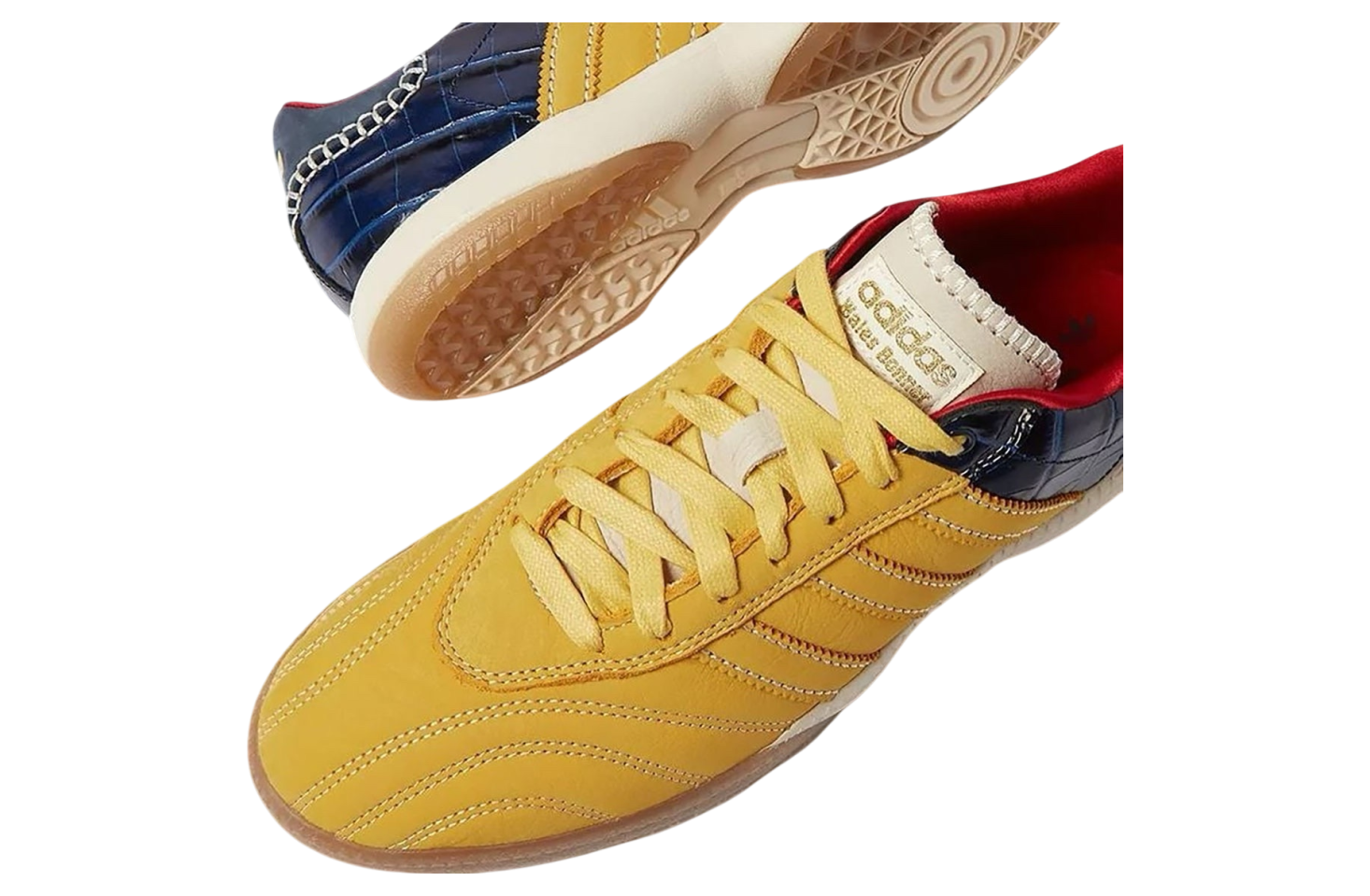 Wales Bonner x Adidas Samba Millennium St Fade Gold / Collegiate Navy