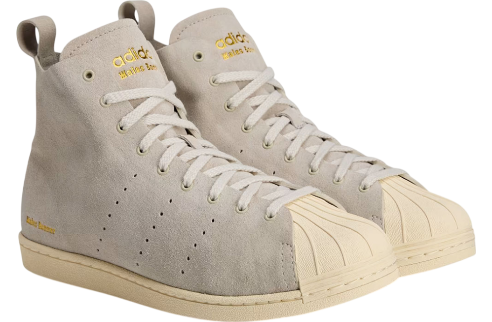 Wales Bonner x Adidas Superstar High Mist Stone