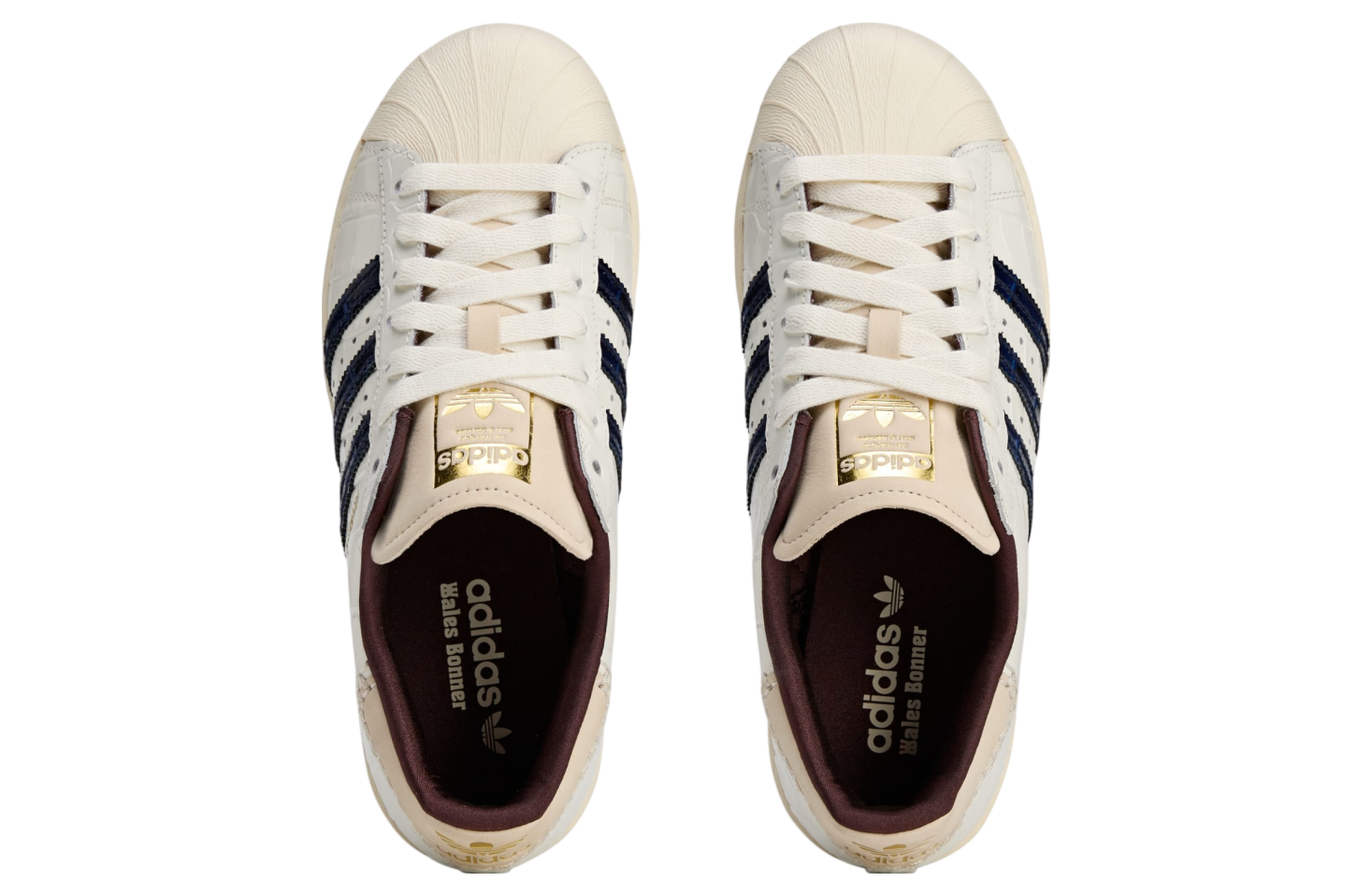 Wales Bonner x Adidas Superstar Wonder White / Collegiate Navy